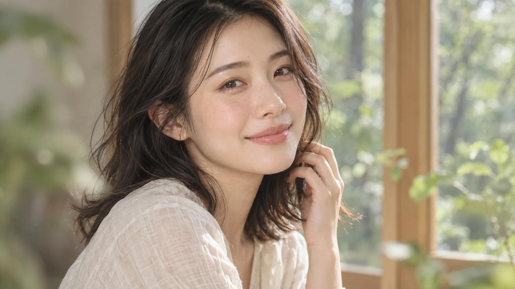 森林系女孩怎麼打造？自然感妝容從底妝、眉毛到腮紅這樣搭